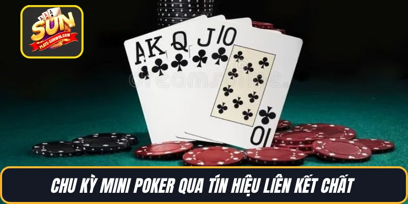 Chu kỳ Mini Poker qua tín hiệu liên kết chất 