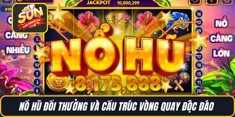 Nổ hũ đổi thưởng và cấu trúc vòng quay độc đáo 