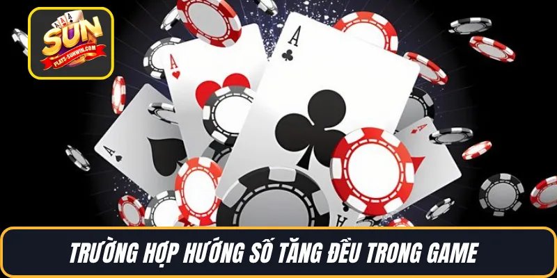 Trường hợp hướng số tăng đều trong game  